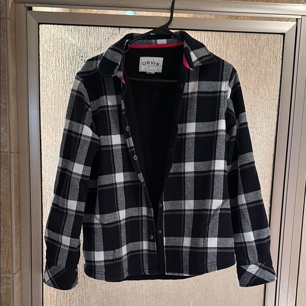 Orvis Women's Black Plaid Jacket